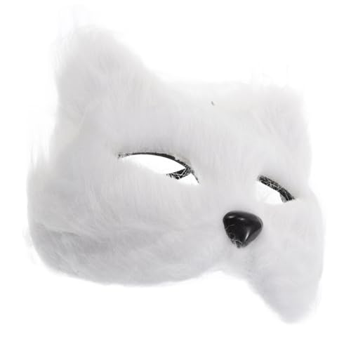 GLSTOY Katzenmasken, Pelzfuchsmasken, Plüsch-kunstpelzmasken, Realistische Tierkatzenmasken, Kunstpelz-halbgesichtsmaske Für Halloween-maskerade-party GLSTOY Katzenmasken, Pelzfuchsmasken, Plüsch-kunstpelzmasken, Realistische Tierkatzenmasken, Kunstpelz-halbgesichtsmaske Für Halloween-maskerade-party von GLSTOY