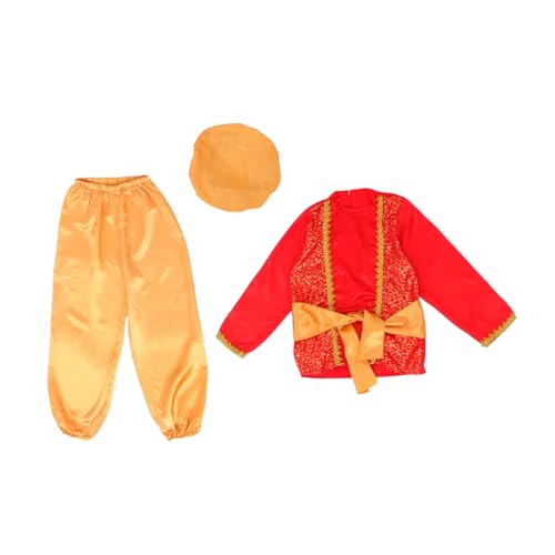 GLSTOY Kostüm Outfit mit Hut und Gürtel für Halloween Geburtstagsfeiern und Schulaufführungen für Thematische und Rollenspiele von GLSTOY