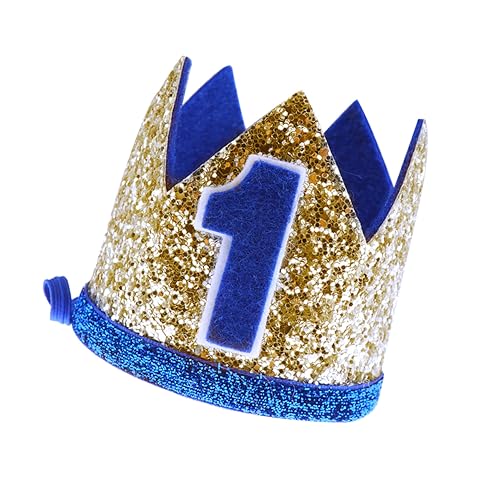 GLSTOY Party-zubehör Für Den 1. Geburtstag Hut Mit Der Nummer 1 Glänzendes Und Glitzerndes Design GLSTOY Party-zubehör Für Den 1. Geburtstag Hut Mit Der Nummer 1 Glänzendes Und Glitzerndes Design von GLSTOY