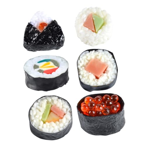 GLSTOY Künstliche Sushi Modelle Realistische Fake Food Requisiten Für Fotografie Japanische Sushi Rollen Nachbildung Sushi Für Kreative Präsentationen GLSTOY Künstliche Sushi Modelle Realistische Fake Food Requisiten Für Fotografie Japanische Sushi Rollen Nachbildung Sushi Für Kreative Präsentationen von GLSTOY
