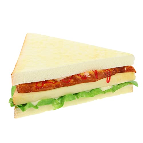 GLSTOY Künstliches Sandwich Modell aus PU Realistisches Brot für Fotografie Spielküche Dekoration und Lernzwecke Lebendige Farben Langlebig und Detailgetreu GLSTOY Künstliches Sandwich Modell aus PU Realistisches Brot für Fotografie Spielküche Dekoration und Lernzwecke Lebendige Farben Langlebig und Detailgetreu von GLSTOY