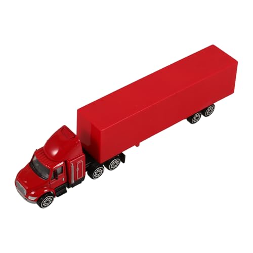 GLSTOY Mini Container LKW Modell Realistische Große LKW Motor Spielzeug Jungen Auto Modell Desktop Decor von GLSTOY
