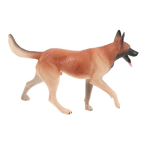 GLSTOY Deutscher Schäferhund Figur Garten Tierfigur Hundespielzeug Hunde Hundefigur Statue Wohndeko von GLSTOY