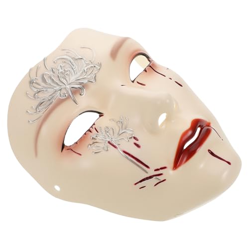 GLSTOY Maskenkostüm: Japanischer Fuchs, Kabuki-maskenball, Karneval, Cosplay, Handbemalte Masken Für Maskenball-halloween-kostüm von GLSTOY
