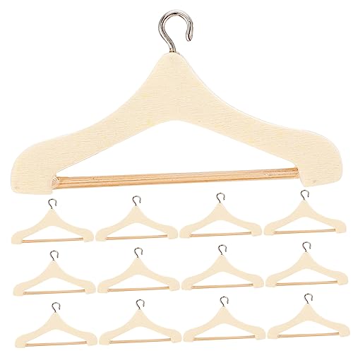 GLSTOY Mini-puppenkleiderbügel Mini Kleiderbügel Für Puppen Simulierte Miniatur Kleiderbügel Für Puppenhaus Ideal Für Puppenkleidung Und Mini Zubehör Mini Kleiderbügel Puppen von GLSTOY