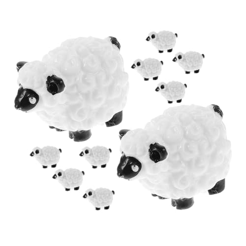GLSTOY Schaf Figur Mini Schaf Figuren Aus Harz Niedliche Tier Deko Für Den Garten Moos Landschafts Dekoration Resin Schaf Für Miniatur Gärten Und Figuren Sammlungen Schafe GLSTOY Schaf Figur Mini Schaf Figuren Aus Harz Niedliche Tier Deko Für Den Garten Moos Landschafts Dekoration Resin Schaf Für Miniatur Gärten Und Figuren Sammlungen Schafe von GLSTOY