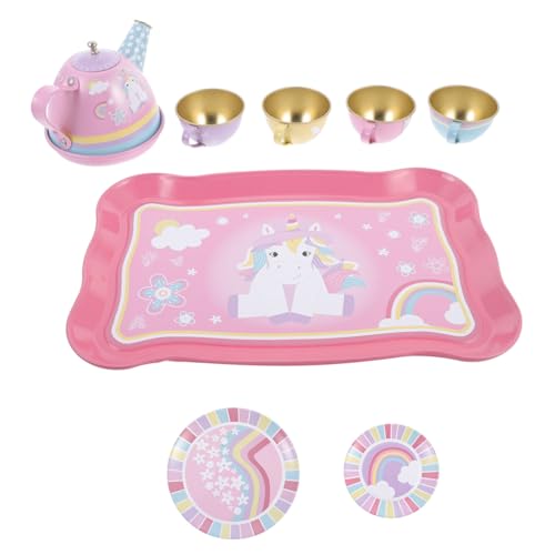 GLSTOY 1 Set Miniatur Tee Service Für Tee Set Mit Und Tassen Rollenspielzeug Für Kreative Spielküche Ideal Für Ab 3 Jahren Unicorn Design von GLSTOY