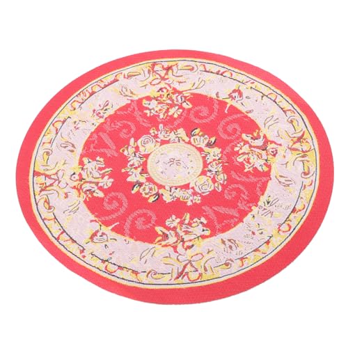 GLSTOY Mini Teppich Mini Bodenmatte Miniatur Teppiche Miniatur Szene Zubehör Miniatur Zubehör Mini Teppich Ornament Mini Dekorativer Teppich Miniatur Kleiner Teppich von GLSTOY