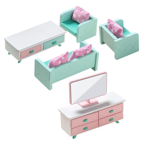 GLSTOY Miniatur Holzspielzeug öbelset Für Puppenhaus 1 Set Wohnzimmer Dekoration Für Rollenspiele Kreatives Für ädchen Und Jungen GLSTOY Miniatur Holzspielzeug öbelset Für Puppenhaus 1 Set Wohnzimmer Dekoration Für Rollenspiele Kreatives Für ädchen Und Jungen von GLSTOY