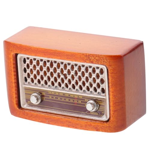 GLSTOY Miniatur Retro Radio, Mini Radiofiguren, Vintage Winzige Radiomodelle, Mini Accessoire, Winziges Radio, Zartes Miniatur Radio, Mini Radiomodelle, Mini Bastelarbeiten GLSTOY Miniatur Retro Radio, Mini Radiofiguren, Vintage Winzige Radiomodelle, Mini Accessoire, Winziges Radio, Zartes Miniatur Radio, Mini Radiomodelle, Mini Bastelarbeiten von GLSTOY