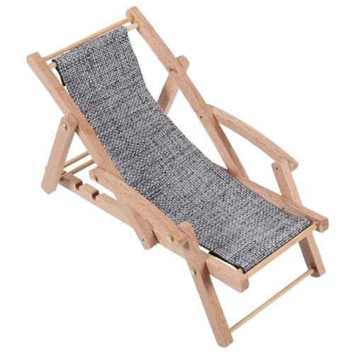 GLSTOY Miniatur Strandstuhl Modell Puppenhaus Deko Liegestuhl Für Mikrolandschaften Ideal Für Sommer Deko Und Kreative Gestaltung Von Strand Szenarien von GLSTOY