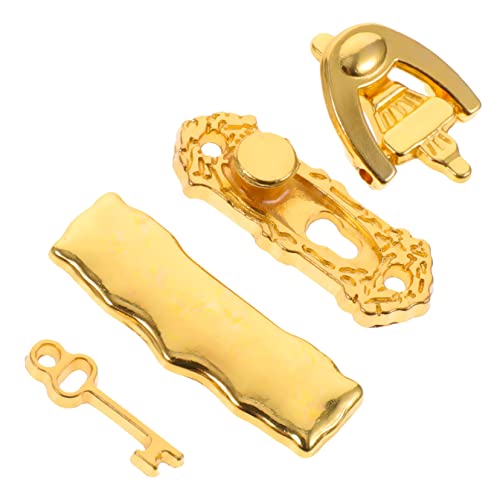 GLSTOY Puppenhauszubehör Miniatur-türschlösser Mit Schlüsseln Türklopfer 1/12 Maßstab Dekoration Realistisches Mini Accessoire von GLSTOY