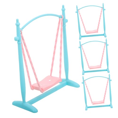 GLSTOY Puppenhaus-Spielzeug Für Jungen Und Mädchen Mini-Set Für Puppen Spielzeug Für Mädchen 15 2 cm Abs-Kunststoff 4-teilig Gemischt von GLSTOY