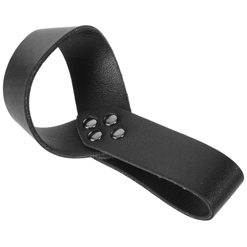 GLSTOY Mittelalterliche Accessoires Cosplay Schwertfrosch Zubehörhalter Gürtel Renaissance Accessoires Schwarz von GLSTOY