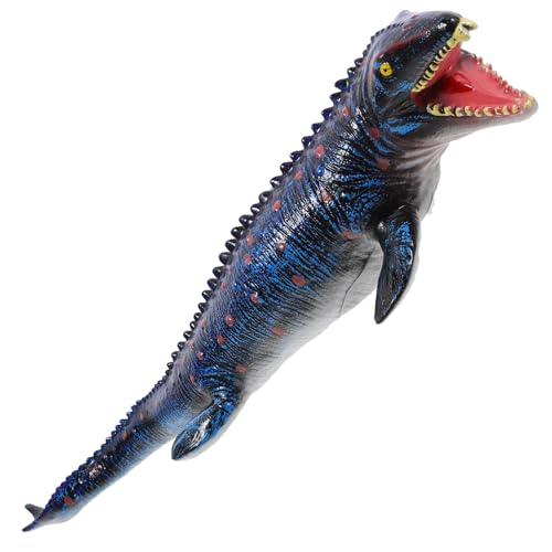 GLSTOY Mosasaurus Dinosaurier Modell Weiches Simulationstier Figur Lernspielzeug Realistische Meeresdinosaurier Skulptur Blau Mittelgroß GLSTOY Mosasaurus Dinosaurier Modell Weiches Simulationstier Figur Lernspielzeug Realistische Meeresdinosaurier Skulptur Blau Mittelgroß von GLSTOY