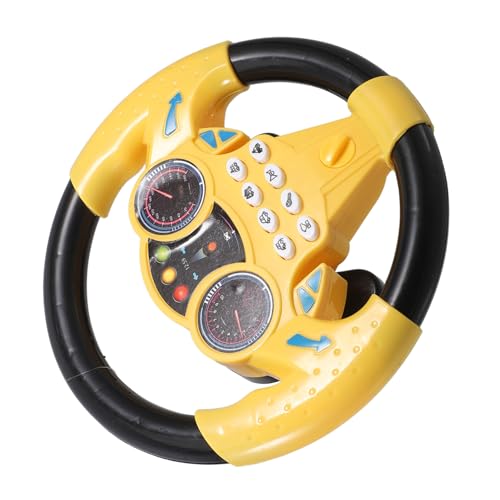 GLSTOY Musikalisches Lenkradspielzeug, Kunststoff Lenkradspielzeug, Kleinkind Lenkradspielzeug, Lenkradspielzeug Für Kinderauto, Kinderlenkrad, Fahrzeug Lenkradspielzeug, Leuchtlenkrad GLSTOY Musikalisches Lenkradspielzeug, Kunststoff Lenkradspielzeug, Kleinkind Lenkradspielzeug, Lenkradspielzeug Für Kinderauto, Kinderlenkrad, Fahrzeug Lenkradspielzeug, Leuchtlenkrad von GLSTOY