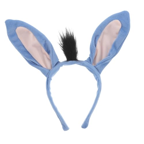 GLSTOY Niedliches Esel Stirnband für Frauen Weiches Plüschiges Tierohren Stirnband für Cosplay und Halloween Partys GLSTOY Niedliches Esel Stirnband für Frauen Weiches Plüschiges Tierohren Stirnband für Cosplay und Halloween Partys von GLSTOY