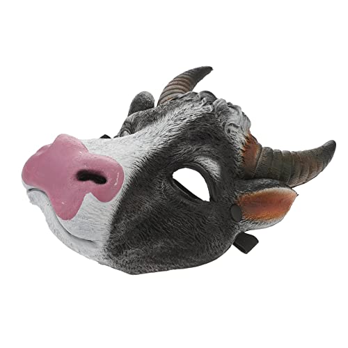 GLSTOY Ox Maske Karneval Cosplay Maske Für Kostümpartys Gruselige Horror Maske 3D Realistische Tiermaske Für Fasching Und Halloween Perfekte Requisite Für Kostümdarbietungen GLSTOY Ox Maske Karneval Cosplay Maske Für Kostümpartys Gruselige Horror Maske 3D Realistische Tiermaske Für Fasching Und Halloween Perfekte Requisite Für Kostümdarbietungen von GLSTOY