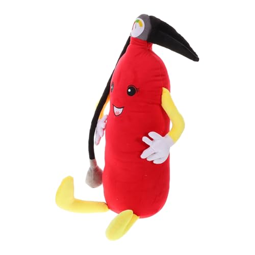 GLSTOY Niedliches Feuerlöscher-stofftierkissen Weiches Neuheits-feuerlöscher-Puppe-plüsch-feuerlöscher-spielzeugkissen von GLSTOY