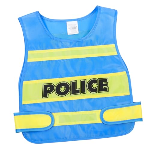 GLSTOY Polizeiweste für Kleinkinder Jungen und Mädchen Kostüm Cosplay Polizeiweste für Anziehpartys GLSTOY Polizeiweste für Kleinkinder Jungen und Mädchen Kostüm Cosplay Polizeiweste für Anziehpartys von GLSTOY