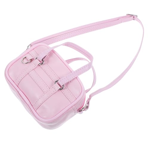 GLSTOY Puppenhandtasche für Puppen Mini Umhängetasche aus PU für Puppenhaus Dekoration Tragbar und Robust Perfektes für Sammler von GLSTOY