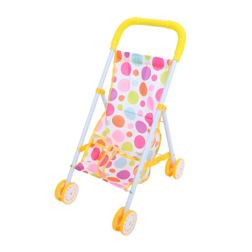 GLSTOY Baby Puppenwagen Spielzeug Für Mädchen Spielen Kinderwagen Set Zubehör Puppenwagen Für Rollenspiele von GLSTOY