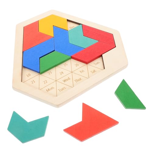 GLSTOY Holzsechseck-Puzzle Für Kinder Montessori-lernspielzeug Für Formlogik Und Kognitive Entwicklung GLSTOY Holzsechseck-Puzzle Für Kinder Montessori-lernspielzeug Für Formlogik Und Kognitive Entwicklung von GLSTOY