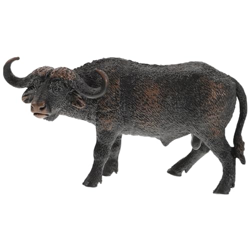 GLSTOY Realistisches Afrikanisches Büffelmodell Simulationsfigur für Dekoration und Sammlerstück Robustes Tierornament für Zuhause GLSTOY Realistisches Afrikanisches Büffelmodell Simulationsfigur für Dekoration und Sammlerstück Robustes Tierornament für Zuhause von GLSTOY