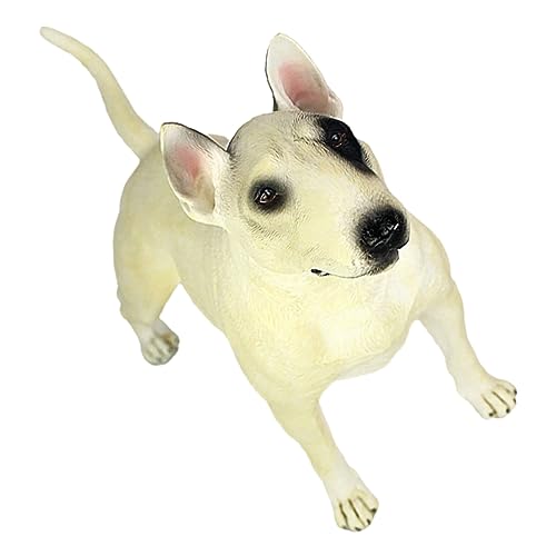 GLSTOY Realistisches Bull Terrier Modell Stehende Hundefigur Aus Dekoratives Hunde Modell Für Sammler Und Fotografie von GLSTOY