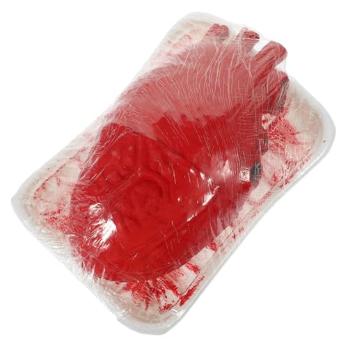 GLSTOY Realistisches Halloween Herz Deko Prop Lebensechtes Fake Körperorgan Modell für Gruselige Party Hausdekoration Geeignet für Halloween Themenpartys und Horror-Events GLSTOY Realistisches Halloween Herz Deko Prop Lebensechtes Fake Körperorgan Modell für Gruselige Party Hausdekoration Geeignet für Halloween Themenpartys und Horror-Events von GLSTOY