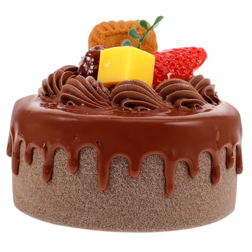GLSTOY Realistisches Künstliches Kuchenmodell aus Langlebigem PVC Dekoratives Dessert Requisit für Fotos Schaufenster Shop Dekoration für Bäckerei Hochzeit Party und Laden von GLSTOY