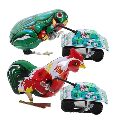 GLSTOY Eisenspielzeug-Set Für Kinder Primitives Spielzeug Retro-cochain-Spielzeug Pädagogisches Babyspielzeug Cartoon-Design Zufällige Farbe von GLSTOY