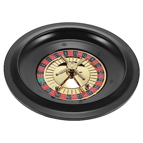 GLSTOY Russisches Roulette Rouletterad bastelzeug Roulette Tischspiel Spielprop настольная игра großes Rad Lenkung Spinnen Rad Spiel drehteller Spielrad Pokerspiel-Requisite Plastik von GLSTOY