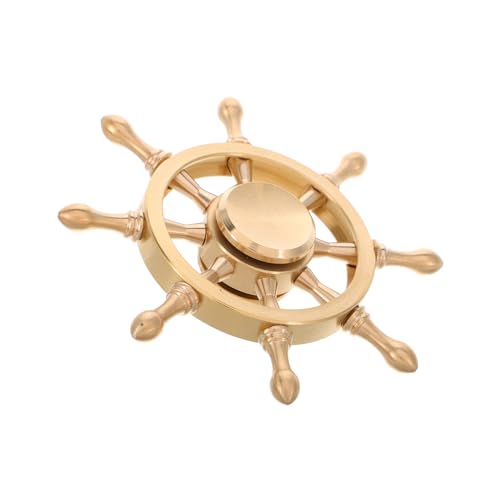 GLSTOY Schiffsrad aus Messing Kompakter Briefbeschwerer Ornament für Zuhause und Büro Robust und Elegant Tischdekoration zur Verschönerung GLSTOY Schiffsrad aus Messing Kompakter Briefbeschwerer Ornament für Zuhause und Büro Robust und Elegant Tischdekoration zur Verschönerung von GLSTOY