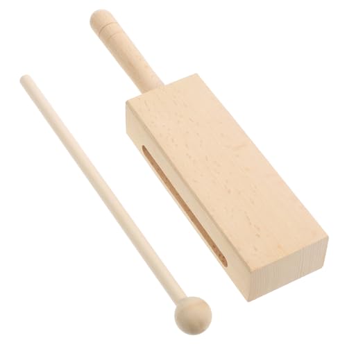 GLSTOY Schlaginstrument Holzinstrument Holzblockinstrument Mit Schlägel Musikinstrument Für Erwachsene Ergonomisches Design Bequemes Spielen von GLSTOY
