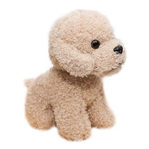 GLSTOY Schlüsselanhänger, Plüschtier, Pudel Schlüsselanhänger, Kleiner Plüsch Schlüsselanhänger, Mini Plüschhunde, Ausgestopfter Welpe, Kleiner Ausgestopfter Hund, Schlüsselanhänger, von GLSTOY