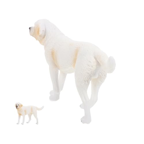 GLSTOY Simulation Haustier Hund Desktop Tier Hundeornamente Hundefiguren Tierdekorationen Für Das Zuhause Hundedekoration Kleine Hunde Basteln Kunststoff Hundefiguren Hunde Ornament von GLSTOY
