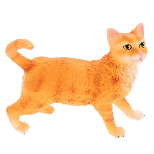 GLSTOY Pädagogisches Katzen-kognitives Modell: Spielzeug-tischkatzen-Ornament Katzenmodell-Ornament Aus Kunststoff Für Die Inneneinrichtung von GLSTOY