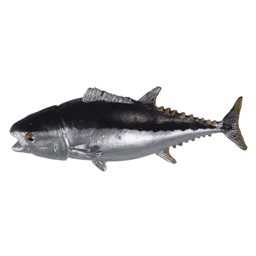 GLSTOY Realistisches Thunfischmodell Simuliertes Fischspielzeug Für Kinder Kunststoff Fischfigur Meerestier Deko Tiermodell von GLSTOY