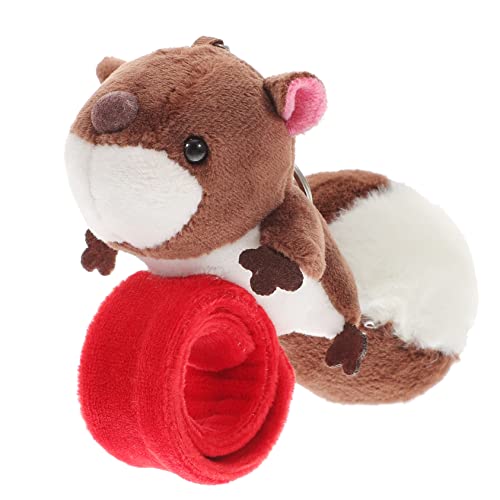 GLSTOY Tierisches Slap Armband Plüsch Squirrel Handgelenkspielzeug für Kindergeburtstag Party Goodie Bag Füller Sichere und Langlebige Kinderüberraschungsgeschenke GLSTOY Tierisches Slap Armband Plüsch Squirrel Handgelenkspielzeug für Kindergeburtstag Party Goodie Bag Füller Sichere und Langlebige Kinderüberraschungsgeschenke von GLSTOY