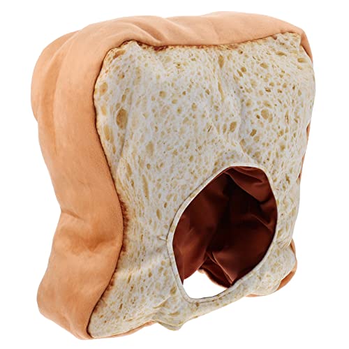 GLSTOY Toast Brot Hut Lustige Diy Fotorequisiten Kopfbedeckung für Partys und Bequem für und Veranstaltungen Einzigartiges Toast Design von GLSTOY