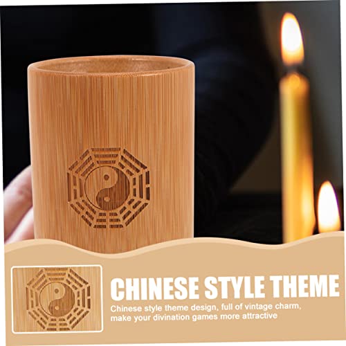 GLSTOY Traditionelles Chinesisches Divinationsset mit Bambuseimer Kupfermünzen Handliches Orakelspiel für Feng Shui Neujahrsfest Spirituelle Wahrsagung Freizeitspaß mit Freunden GLSTOY Traditionelles Chinesisches Divinationsset mit Bambuseimer Kupfermünzen Handliches Orakelspiel für Feng Shui Neujahrsfest Spirituelle Wahrsagung Freizeitspaß mit Freunden von GLSTOY