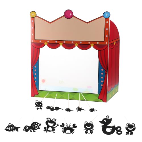 GLSTOY Traditionelles Schattenpuppen mit Papierfiguren DIY Puppentheater für Interaktives Lernspielzeug Schattenbühne für Kindergarten Pädagogisches Experimentierspielzeug GLSTOY Traditionelles Schattenpuppen mit Papierfiguren DIY Puppentheater für Interaktives Lernspielzeug Schattenbühne für Kindergarten Pädagogisches Experimentierspielzeug von GLSTOY