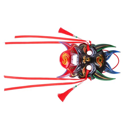 GLSTOY Vollgesichtsmaske Der Chinesischen Oper, Handbemalt, Japanischer Samurai, Cosplay, Gesichtsbedeckung Für Halloween, Maskerade, Karnevalspartys GLSTOY Vollgesichtsmaske Der Chinesischen Oper, Handbemalt, Japanischer Samurai, Cosplay, Gesichtsbedeckung Für Halloween, Maskerade, Karnevalspartys von GLSTOY