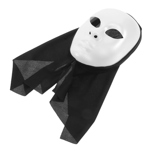 GLSTOY Vollgesichtsmaske Weiß Unisex Komfortabel Langlebig Realistisch Halloween Party Maske für Männer Frauen Street Dance Kostüm Masquerade Zubehör GLSTOY Vollgesichtsmaske Weiß Unisex Komfortabel Langlebig Realistisch Halloween Party Maske für Männer Frauen Street Dance Kostüm Masquerade Zubehör von GLSTOY