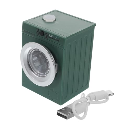 GLSTOY Puppenhaus Mini-Waschmaschine Realistisches Mini-gerät Tragbare Spielzeug-Waschmaschine Für Jungen Und Mädchen Dekoration von GLSTOY