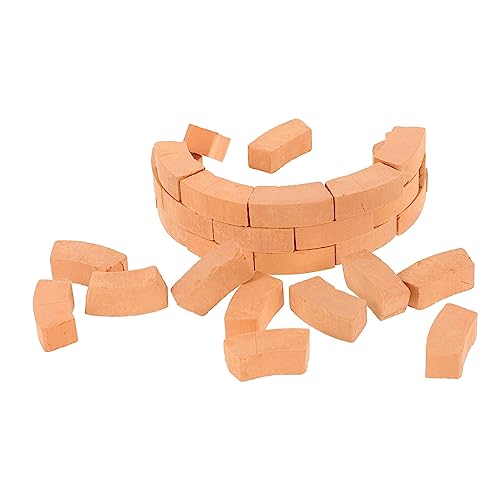 GLSTOY Mini-ziegelmodell Miniatur-Steine Für Kinder Kunststeine Für DIY-Modelle Sandkasten-Modelle Kleine Modellziegelsteine von GLSTOY