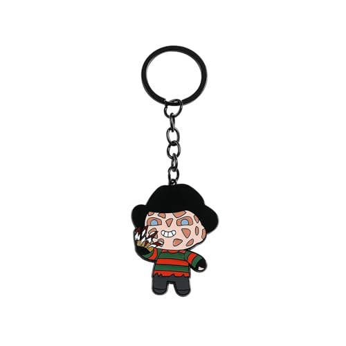 1PC Anime Weihnachten Horror Nacht Cartoon Kettensäge Horror Clown Horror Halloween Schlüsselanhänger(KC1228) von GLSZNQO