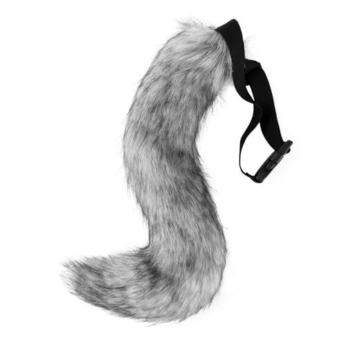 Anime Tierschwanz Cosplay Kostüme Requisiten Katze Fuchs Plüsch Schwänze Rollenspiel Halloween Party Kawaii Zubehör(Color4) von GLSZNQO
