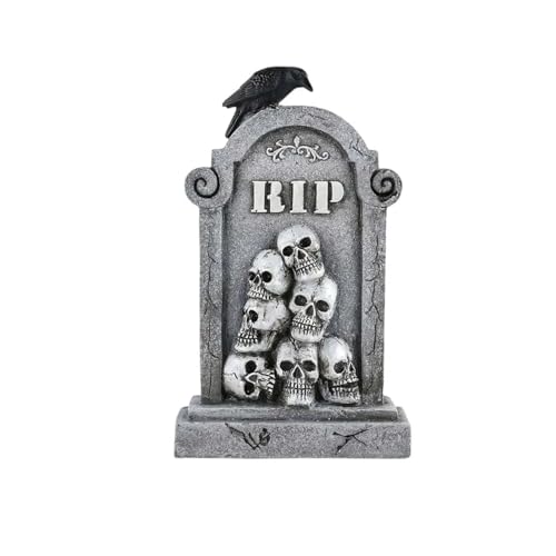 GLSZNQO 2025 Neu, Horror Grabstein Ornament Ornament Grabstein Hof Outdoor Garten Dekoration(B) von GLSZNQO